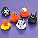 Bulk 156 Halloween Party Favors Treats for Kids Toys Novelty Assortment 12 Ducks 12 Pencils 12 Stickers Sheets 48 Mini Erasers 72 Glitter Tattoos