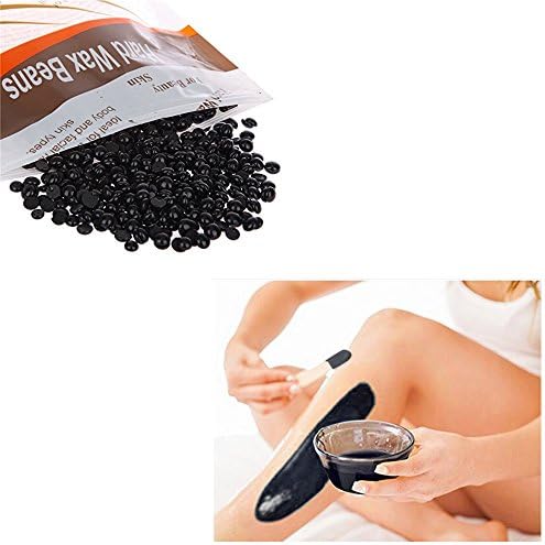 Hair Remover Wax Beans，Natural Hot Film Stripless full-body for Man and Woman Facial Arm Legs and Sensitive Areas Depilatory Wax