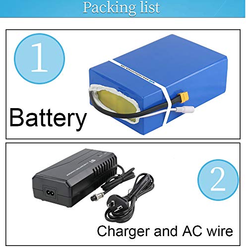 UPP Ebike Battery 52V 20AH Waterproof Lithium Battery Pack with Charger