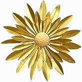 3D Metal Flowers Wall Decor Outdoor Wall Decor Suitable For Indoor and Outdoor Home Patio Bohemian Metal Flower Wall Art 12 i
