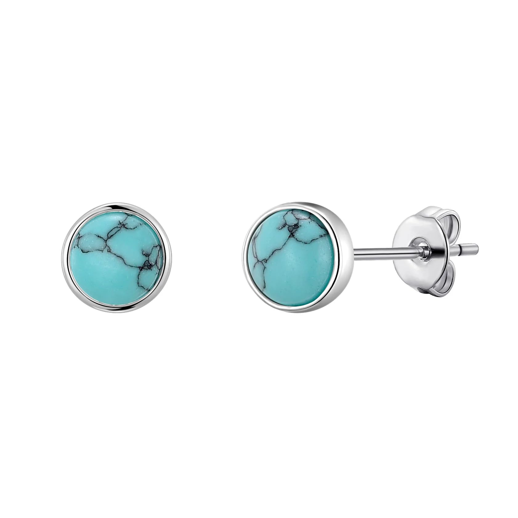 Philip Jones Synthetic Turquoise Stud Earrings