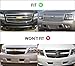 Compatible with 2007-2014 Chevy Tahoe Suburban Avalanche Black Billet Grille Grill Insert C66451H