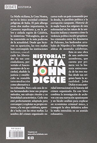 Historia de la mafia / Cosa Nostra: A History of the Sicilian Mafia (Spanish Edition)