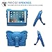iPad mini Kids Case, Tading Non-Toxic Child Friendly Light Weight EVA Foam Shockproof Super Protection Tablet Cover Holder with Kickstand for iPad mini/Mini 2/ Mini 3/ Mini 4 - Elephant Design, Blue