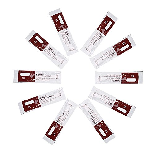 Anti Scar Tattoo Repairing Ointment Cream, 10Pcs/Set Professional Makeup Tattoo Repairing Care Lotion For Permanent Makeup Tattoo Supplies(White)