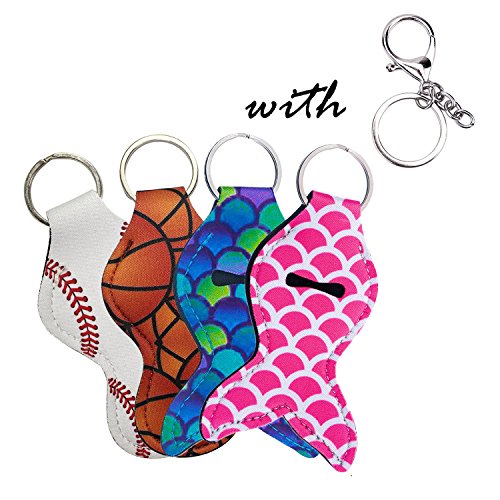 Lipstick holder keychain cityelf lip balm tracker vibra…