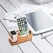 AMIR USB Charging Station, Multi Device Charging Station with 3 USB Ports 3.0 Hub, Bamboo Charger Dock Organizer for iPhone X / 8 / 7 / 7Plus / 6s / 6, iWatch 38mm / 42mm, for Samsung & Smartphones
