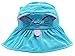Bienvenu Kids Girls Wide Brim Visor Sun Hat - UV Protection Foldable Beach Cap,SkyBlue