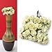 144 X Chic Mini Artificial Paper Rose Flower Wedding Card Decor Craft (Ivory)