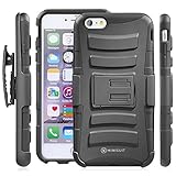 Minisuit Hybrid Kickstand Belt Clip Case for Apple iPhone 6 Plus- Black
