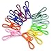 100pcs Utility Clips, Lystaii Multipurpose Clothesline Clips Bag Clips Steel Wire Clips Clothes Pegs Pins for Drying Home Laundry Office Cord Clothespins Fastener Socks Scarfs Assorted Colors