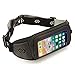 Sporteer Kinetic K1 Running Belt with Touch Screen - Compatible with iPhone 17/16/15 Pro Max, 16/15 Plus, 17/16/15 Pro, iPhone 17/16/15, Galaxy S25/S24 Ultra/Plus, Pixel, & Many More - Fits Cases