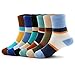Boys Thick Cotton Socks Kids Winter Seamless Socks 6-Pack