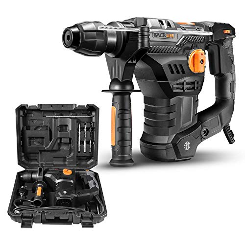 TACKLIFE 11/4 Inch SDSPlus 12.3 Amp Rotary Hammer Drill, 7Joules