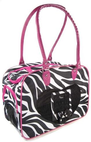 J Garden Pet Purse Collection (Zebra - Pink)