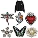 Rhinestone Loveheart Patch Sew on Applique Badge Clothing Decorative Patch fit Dress Jackets Handbag Shoes DIY Decoration