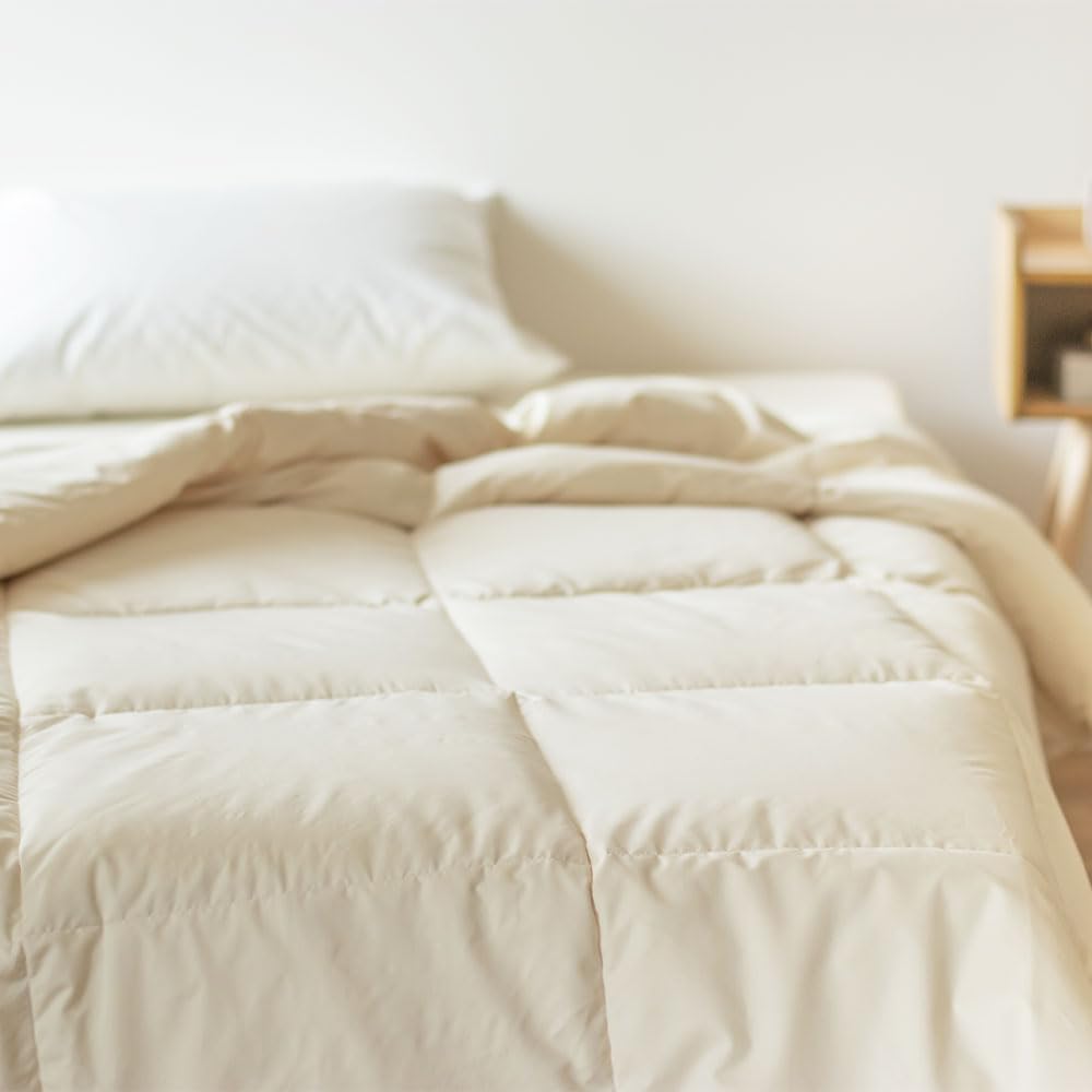 【ふとん工房 グーグ】羽毛肌掛けふとん リ・ニュー ダウン85% シングルサイズ 150cm×210cm 0.2kg ダウンケット 無地 単品 羽毛 布団 羽毛ふとん商品画像