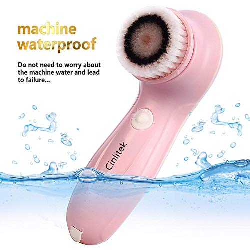Face Cleansing Brush, 3 in 1 Electric Rotating Facial Cleansing Brush