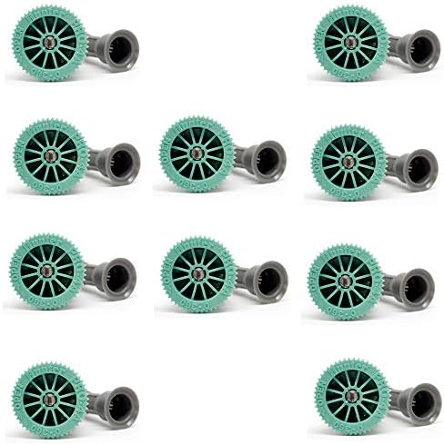 Nozzle for Irrigation Diffusers. Range 1.20 meters. Irrigation Angle Adjustable 0 to 360 Degrees. Female Thread Compatible with Hunter, Rain Bird, Irritrol, Krain, Signature. Pack 10