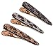 Leopard Print Fashion Hair Clips| Rhinestone Cheetah | Woman's Barrette Accessories | 90's Fashion Alligator Hairpins | Bobby Pins | Large & Small | Silver Gold Black | Pasador |