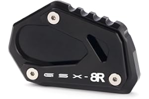 Mokiton Motorcycle Side Stand Extension Compatible With S.uzuki GSX-8R 2024 | Foot Kickstand Support Plate GSX8R GSX 8R Acces