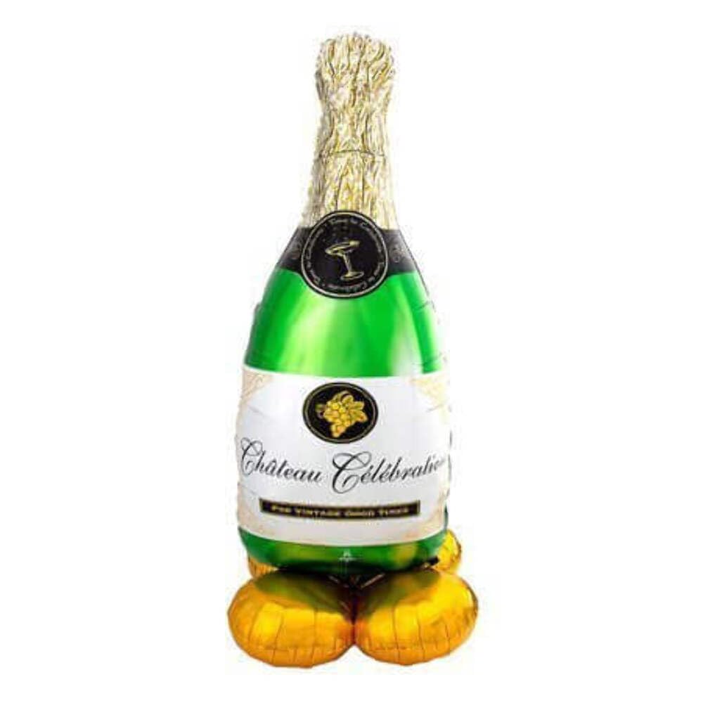 Amscan Anagram 8312011 - Bubbly Wine Bottle Airloonz Air-Filled Foil Balloon - 55", 60"