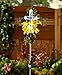 Solar Lily Cross Stake White (Yellow Lilly)