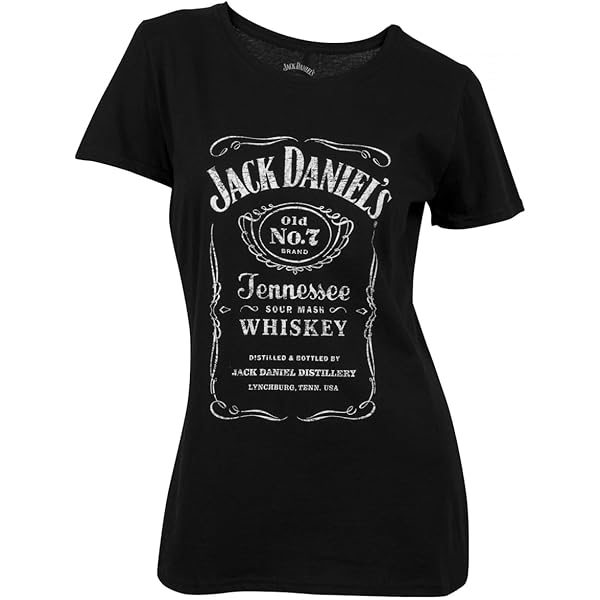 Amazon.com: Jack Daniel's Ladies Short Sleeve Old No. 7 Crafted in