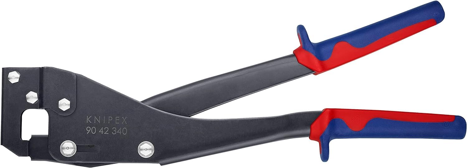 KNIPEX Punch Lock Riveter with Multi-Component Handles 340 mm, 90 42 340 EAN