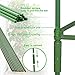 LEBOO 3-Pack(61inch) Vegetable Trellis Tomato Cages Plant Supports, Adjustable Garden Cages Tomato Plant Stakes for Vertical Climbing Plants, with 100 Cable Ties
