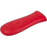Lodge Silicone Hot Cast Iron Skillet Handle Holder, 5-5/8" L x 2", Red