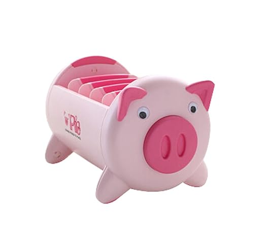Creative - Schwein Desktop Storage Box Kunststoff Büro -Speicher - Fall