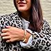 UNY Stainless Steel Cable Wire Bangles Crystal Mosaic Bracelet Bangle for Women Fashion Jewelry