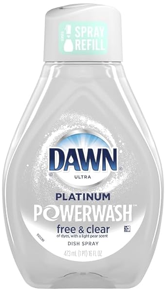 DAWN PLATINUM PLUS POWERWASH FREE & CLEAR SPRAY, 16 OZ