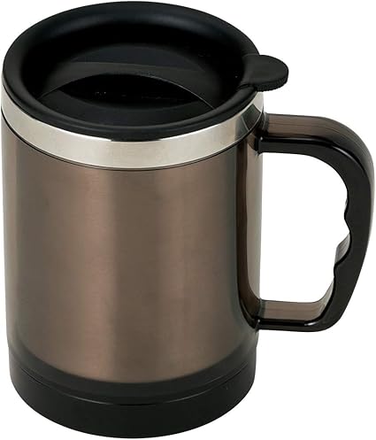 Amazon Co Jp 武田コーポレーション 保温 保冷 オフィス マグ コップ ステンレスマグカップ350ml Br Smc 350br ホーム キッチン