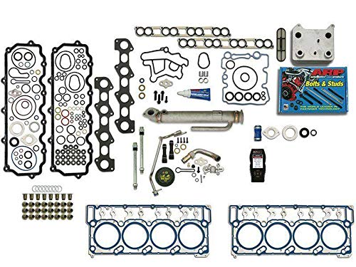 Sinister Diesel Complete Solution w/EGR Cooler (Round), 20mm Ford Gaskets, 03 Update Kit, 7015 SCT X4 Programmer, Heads Up Kit