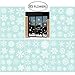 NICEXMAS 85pcs Christmas Snowflake Window Clings/Decal Wall Stickers,34 Different Snowflakes,Suitable for Xmas/Winter Wonderland Decorations
