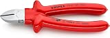KNIPEX Diagonal Cutter Chrome-Plated 180 mm VDE 70 07 180