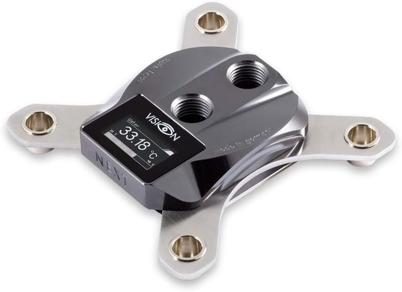 Aqua Computer 21642 Sim Card Water and Gas Gas and Water Ice Ice (Brass, Copper, 94 x 94 mm, 22 mm)