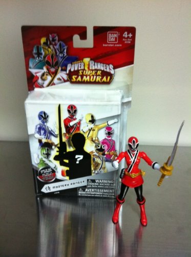 Ultra Rare Bandai Exlusive 4" Power Rangers 7th Mystery Figure RED Ranger Girl