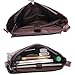 Berchirly Vintage Faux Leather Briefcase Men Women 13.3Inch Shoulder Messenger Bag Coffee