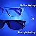 Computer Reading Glasses Blue Light Blocking Reader Gaming Screen Digital Eyeglasses Anti Glare Eye Strain Transparent Lens UV Light Weight for Women Men (Gloss Black, 1.75)