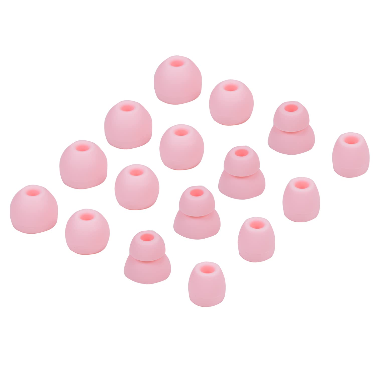 Replacement Silicone Eartips Earbuds Buds Set for Powerbeats Pro Wireless Earphone Headphones,8 Pairs (Pink)
