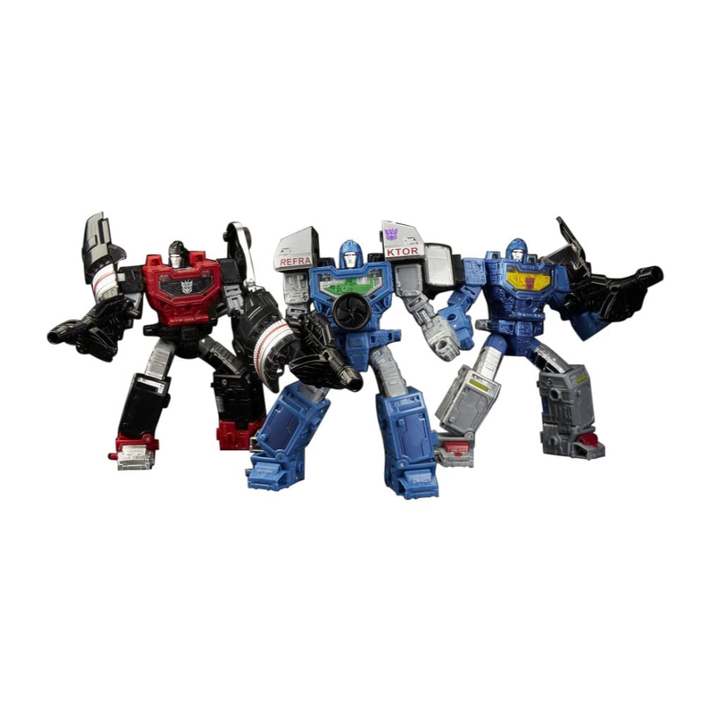 Transformers Generations War for Cybertron: Siege Deluxe Refraktor 3-Pack (G1 Toy Colors)