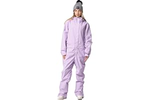 YEEFINE Women's Ski Suit One Piece Snowsuits Jumpsuits Winter Waterproof Snowboard Suits