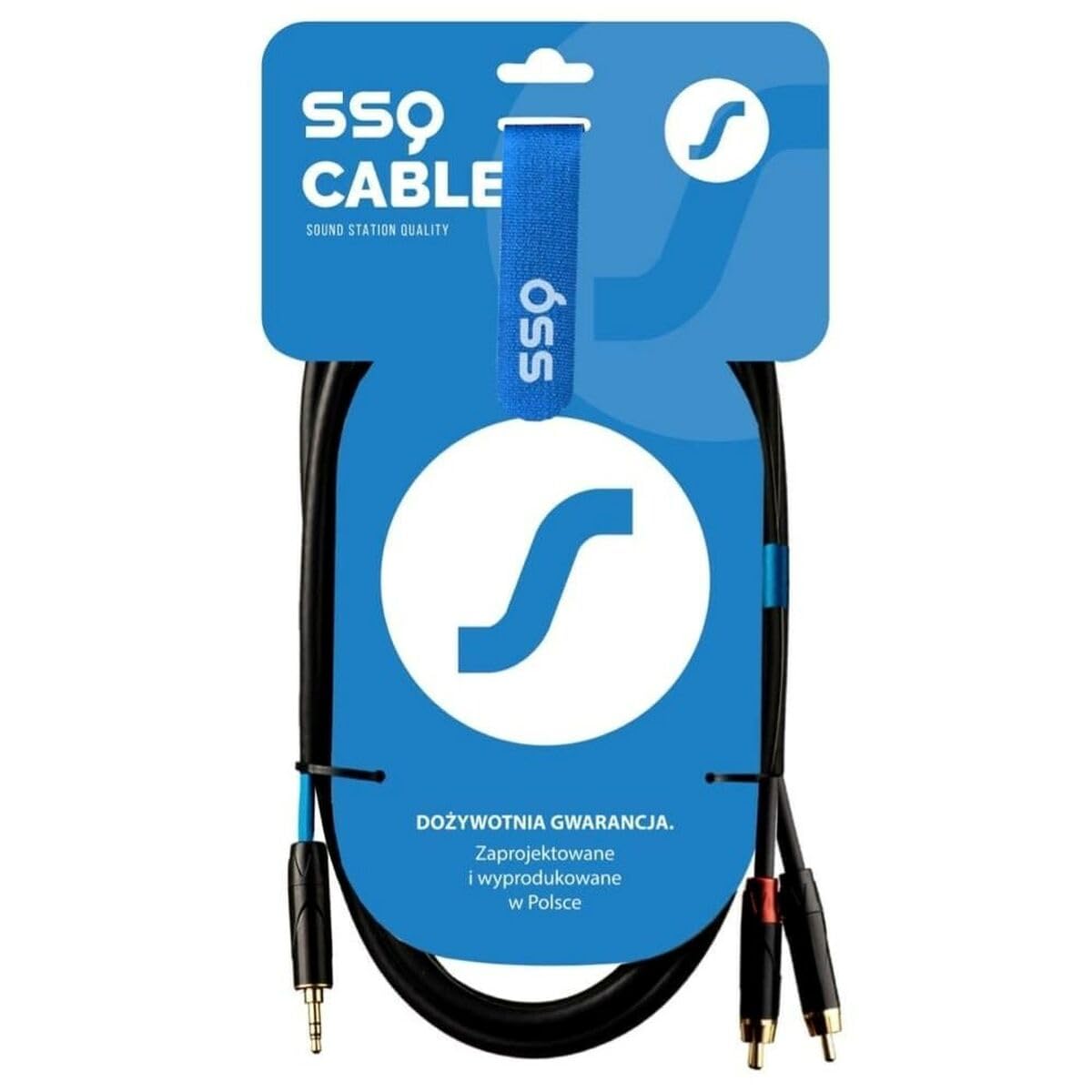Sound station quality (SSQ) MiJRCA1 1m to 2 RCA Audio Cable