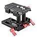 CAMVATE Quick Release Mount Base QR Plate for Manfrotto 501/504/ 577/701 Tripod Standard Accessory(Red)