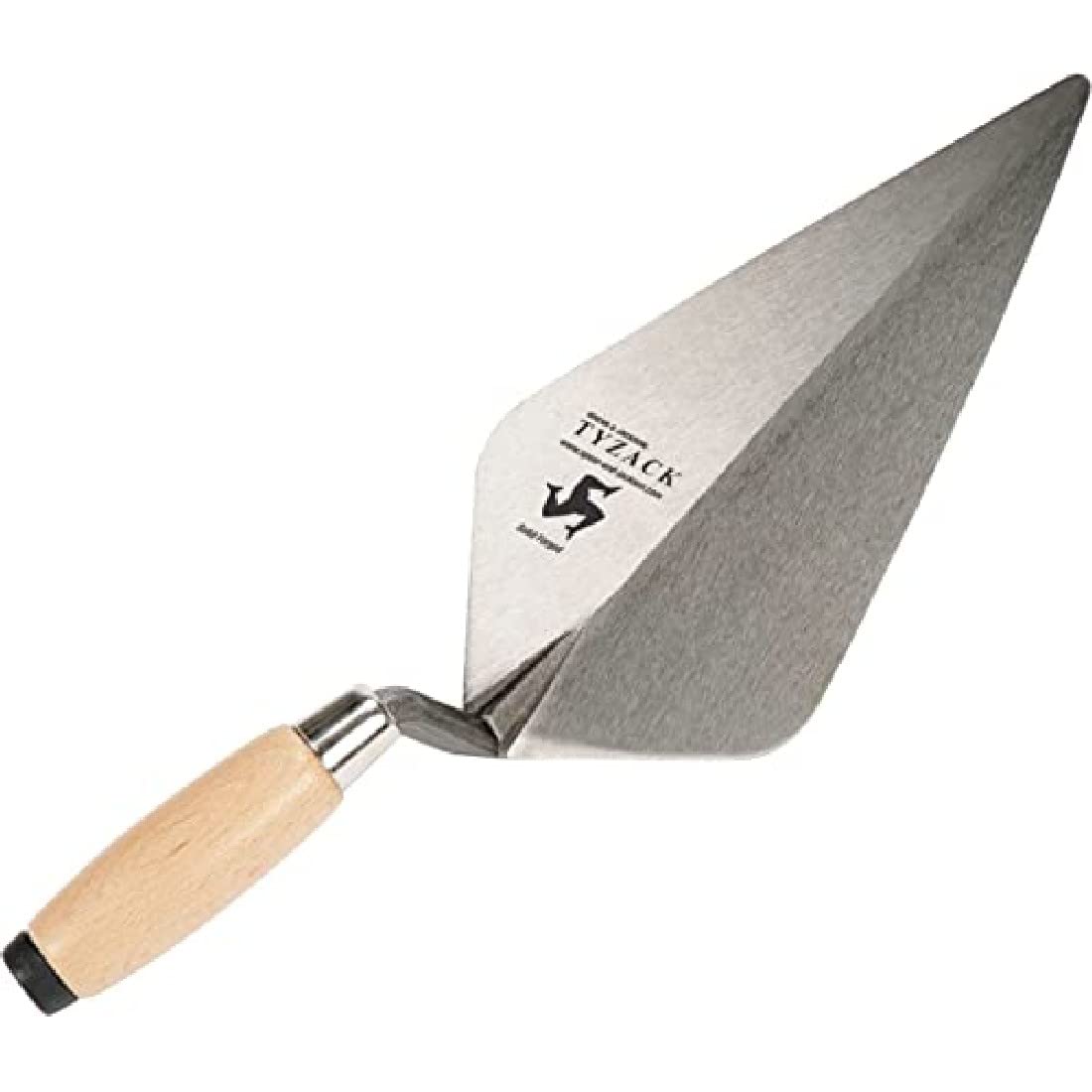 Spear & Jackson 10111N Tyzack 11" Broad Heel Wooden Handle Brick Trowel