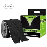 VIVOSUN Two Packs Heavy Duty Peel & Stick Zipper for Dust Barriers 7ft x 3inch