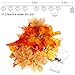 Anpro 30 LED 11.2 Ft Fall Decorations Lights - Thanksgiving Decor Fall Garland Leaves Fall Lights String, Autumn Garland - Battery Powered,Warm White